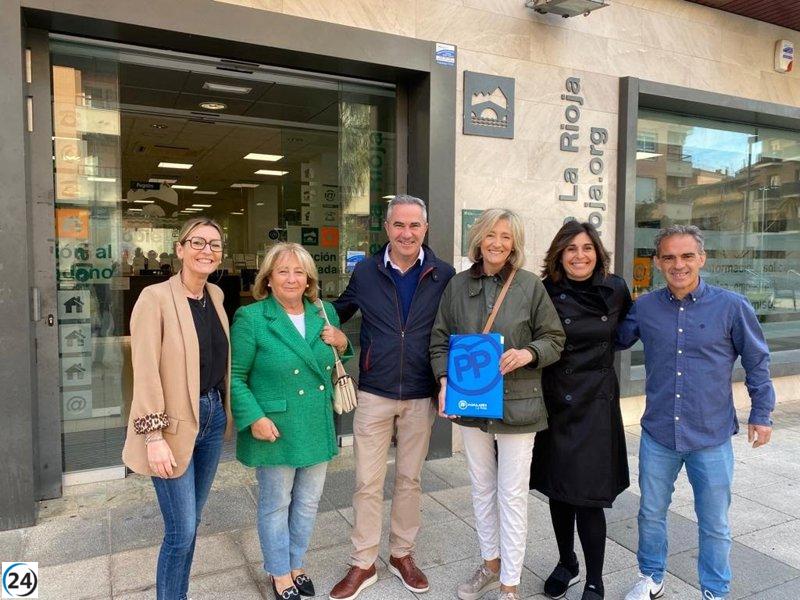 Mónica Arceiz presenta candidatura del PP en Calahorra.