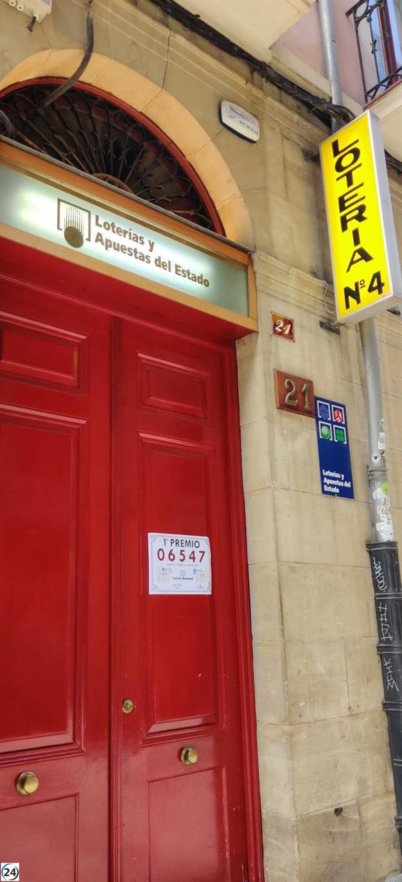 La Lotería Nacional deja parte del primer premio en Logroño este sábado.