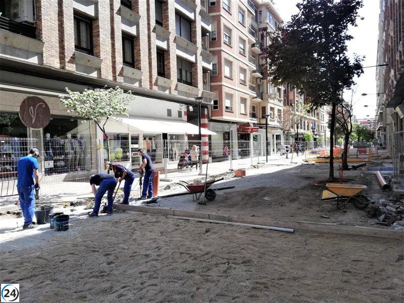 Cien Tiendas: Obras reiniciadas estarán listas en una semana.