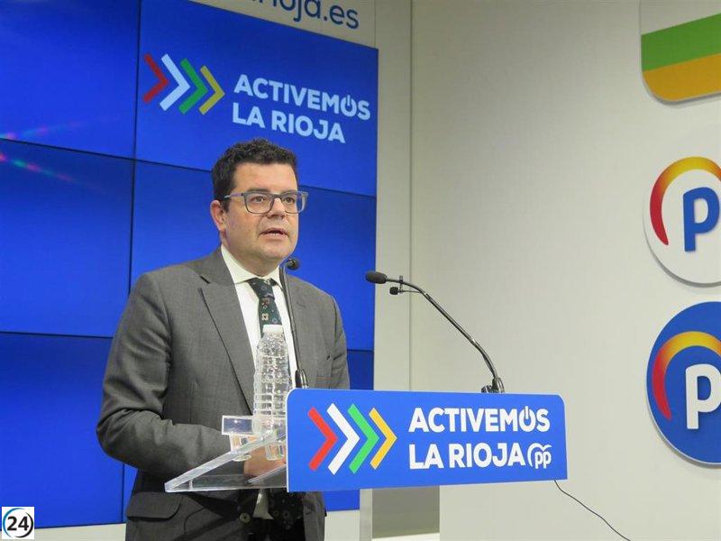 PP exige a la presidenta Andreu que reclame los incumplimientos de Sánchez durante su visita.