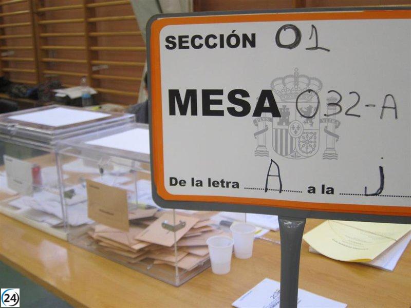 El sorteo de las mesas electorales será el 3 de mayo.
