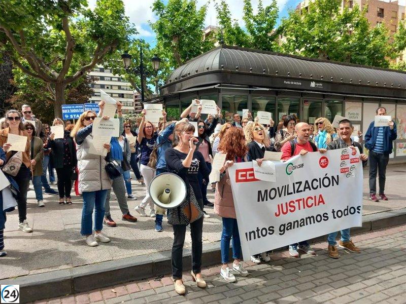 Justicia advierte posibles medidas más duras si el Ministerio no negocia.