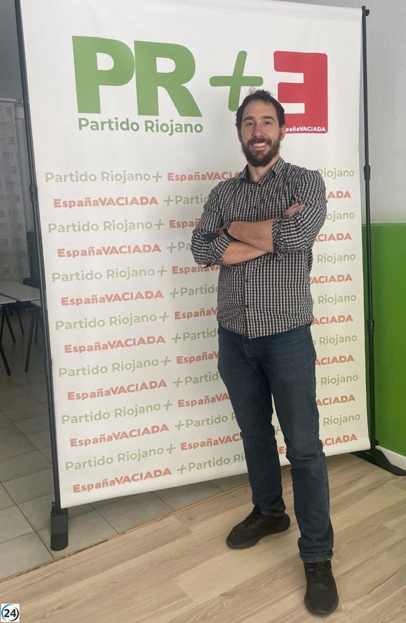 Víctor Grandes, del PR+EV, candidato en Viniegra de Abajo.