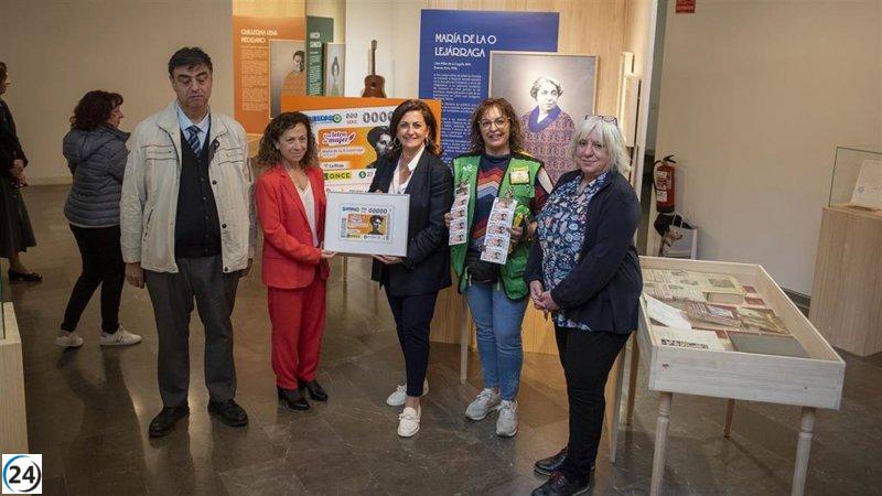María de la O Lejárraga será protagonista de cinco millones de cupones de la ONCE en toda España.