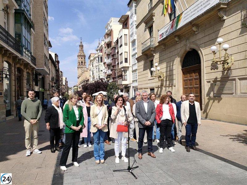 Andreu afirma que el domingo en La Rioja se elegirá entre el modelo del pasado o el de la reactivación.