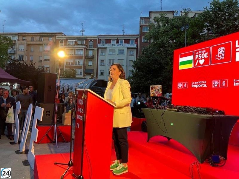 Andreu pide el voto para consolidar el cambio frente a partidos negacionistas.