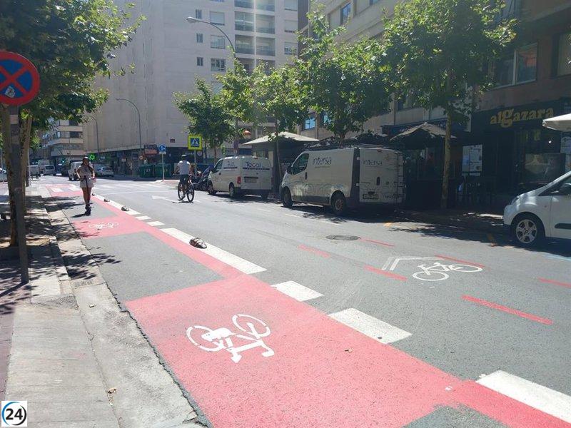 El PSOE defiende el eje ciclista de Avenida Portugal como 