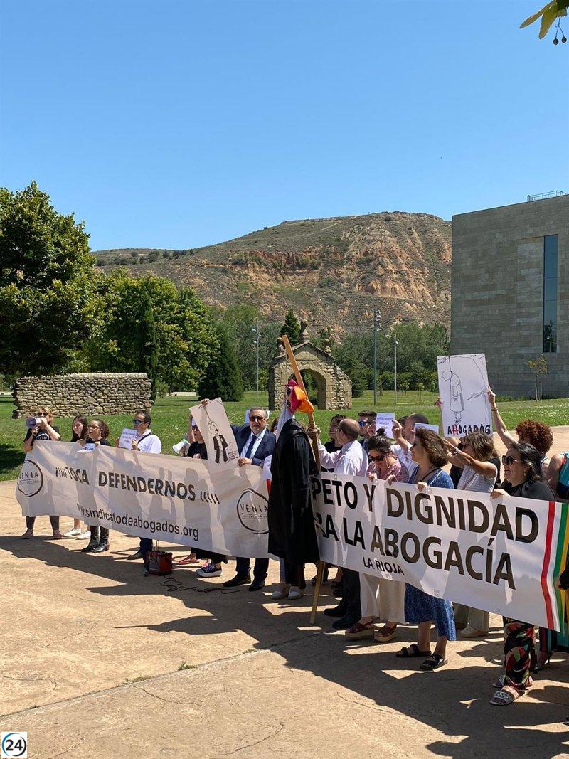 Abogados riojanos reclaman visibilidad en cumbre europea de ministros.