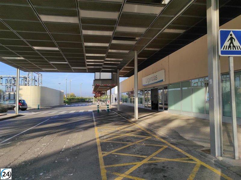 Conductora de patinete herida en la calle Pamplona de Logroño.