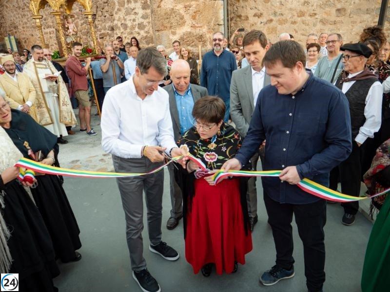El viaducto de San Martín en Ortigosa de Cameros es rehabilitado por el Capellán.