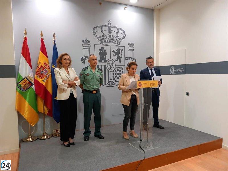 La Guardia Civil celebra a su Patrona con un desfile en el Parque de Vara de Rey en Logroño