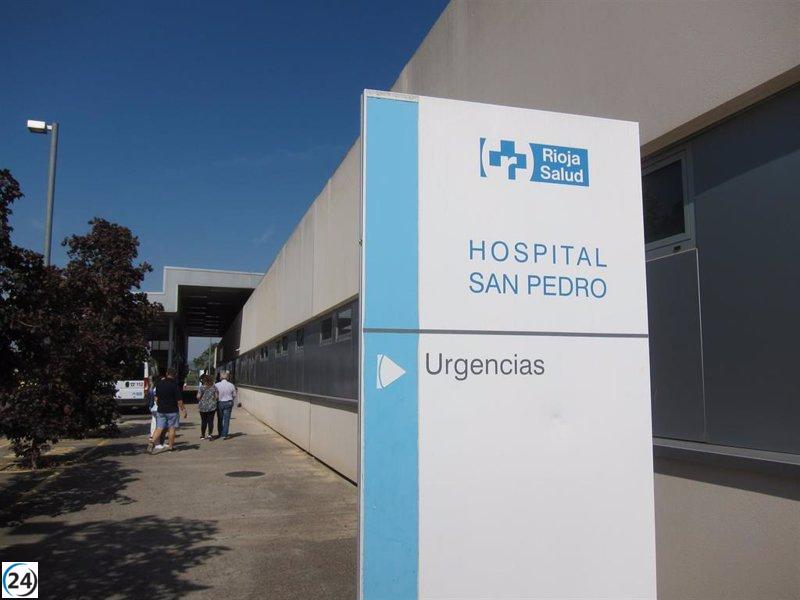 Un ciudadano es ingresado en el Hospital San Pedro después de ser víctima de un accidente de tráfico en Logroño.