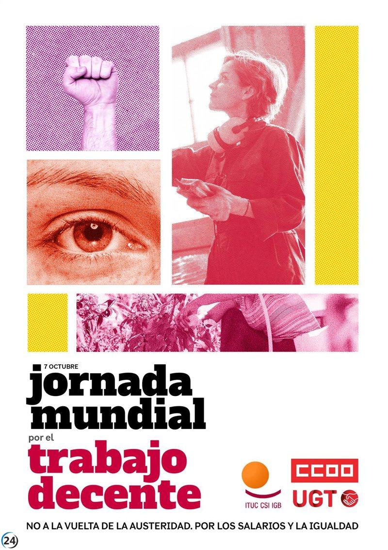 UGT y CCOO llaman a evitar políticas de austeridad y promueven salarios equitativos para el crecimiento regional.