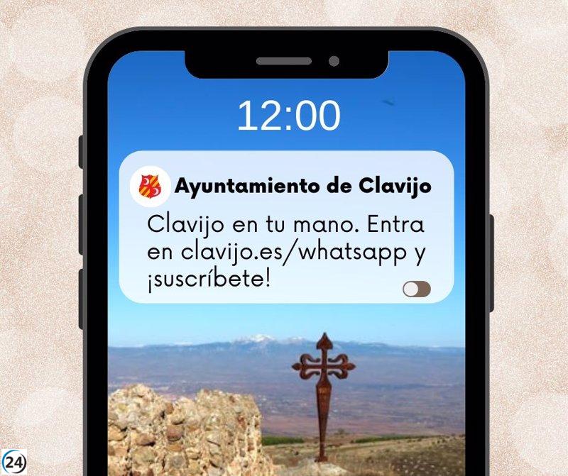 El Ayuntamiento de Clavijo, referente nacional al implementar un canal en WhatsApp para interactuar con los residentes.