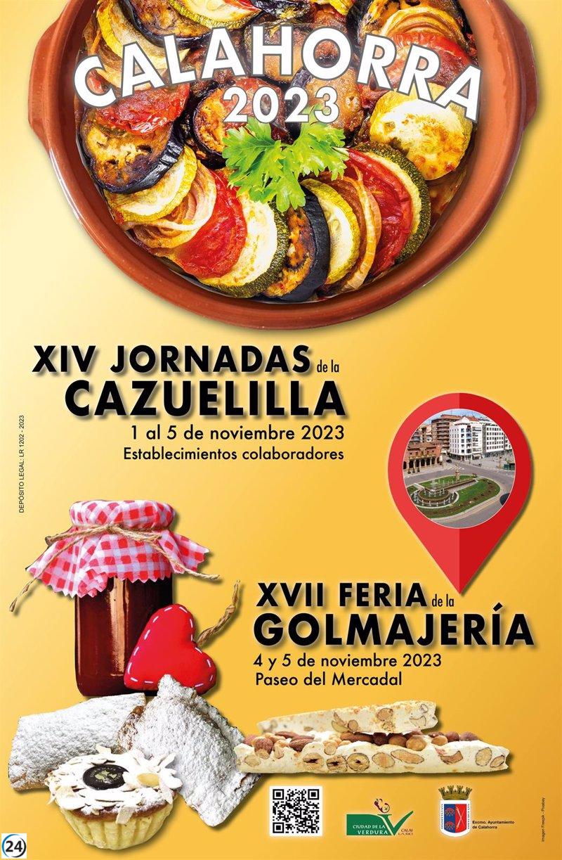 Calahorra se prepara para la Cuarta Edición de las Jornadas de la Cazuelilla y la 17 Feria de la Golmajería en noviembre.