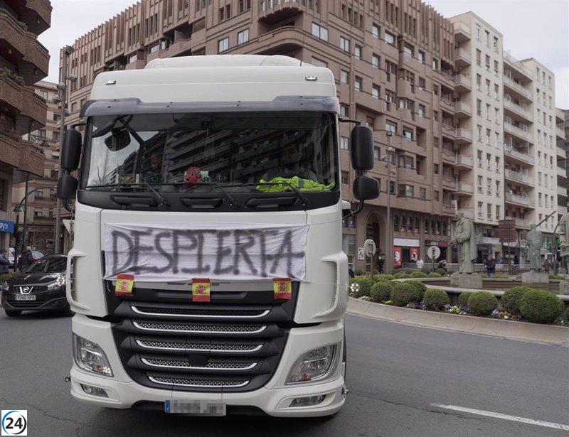Huelga en el transporte de mercancías en La Rioja desde el 5 de noviembre