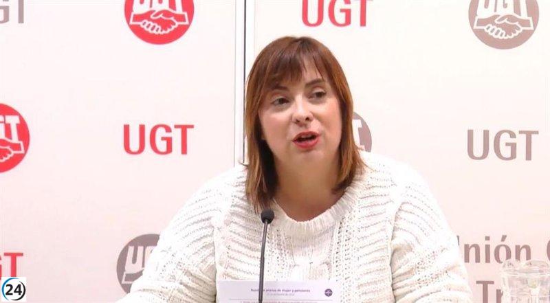 Brecha salarial: Las mujeres en España trabajan sin remuneración durante 32 jornadas, afirma Cristina Antoñanzas de UGT.