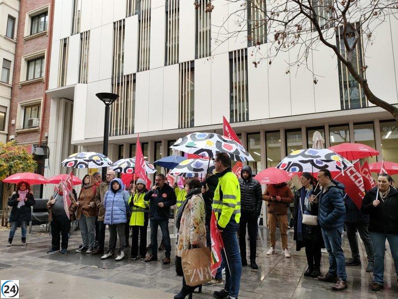 Sindicatos marchan hasta Inspección de Trabajo por preocupante aumento de accidentes mortales en el trabajo