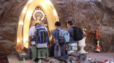 El peregrinaje al Santuario de la Virgen de la Peña