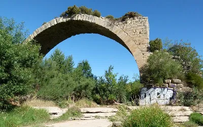 El puente romano de Mantible en Logroño