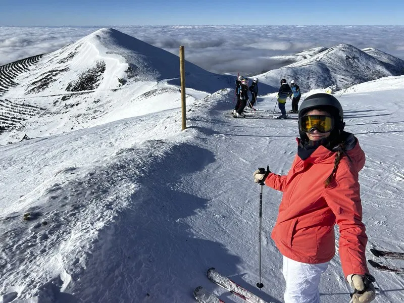 Esquí de fondo y raquetas en la estación de Valdezcaray
